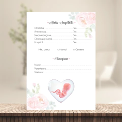 Imagem do (Diário da Gestante - A5 180g) Miolo Impresso A5 com 106 páginas 180g