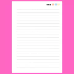 (Pautado Simples 3) Miolo Impresso A5 90g 200 páginas