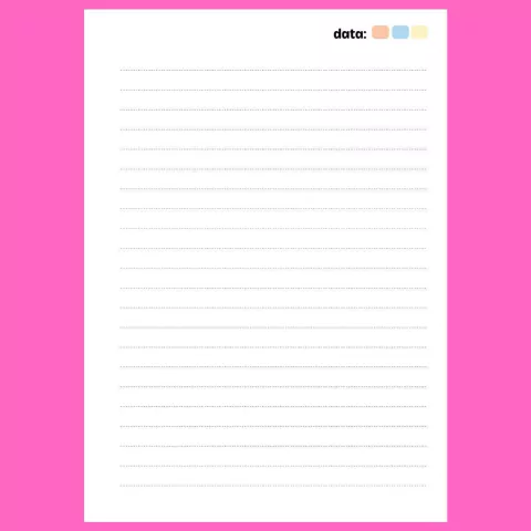 (Pautado Simples 3) Miolo Impresso A5 90g 200 páginas