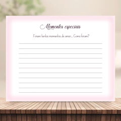 (Livro Bebê Neutro Rosa) Miolo Impresso Livro do Bebê com 98 páginas 180g 18,5x23,5cm