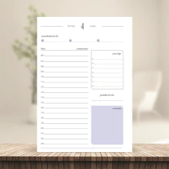 (Lilás - Harmonia 2026 c/obs c/horas) Miolo de Agenda Datada 2026 1DPP A5 418 páginas 75g na internet