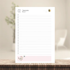 (BPD Jardim 2027 c/ horas) Miolo de Agenda Datada 2027 1DPP A5 406 páginas 75g - comprar online