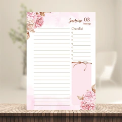 (Mulher Virtuosa s/ horas) Miolo de Agenda Datada 2027 1DPP A5 378 páginas 75g