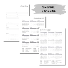 (Mono c/ horas - Vagalume Perm. - 2025 e 2026) Miolo de Agenda A5 Permanente 2dpp 216 páginas na internet