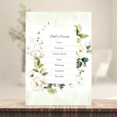 (Rosas Brancas com hora) Miolo de Agenda Datada 2026 1DPP A5 378 páginas 75g na internet