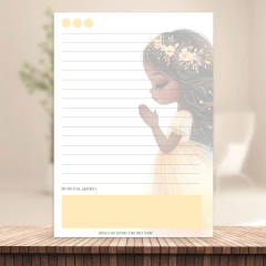 (Abençoada - Amarelo) Miolo Impresso A5 90g 200 páginas Impressão Frente e Verso na internet