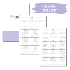(Lilás - Harmonia 2026 c/obs s/horas) Miolo de Agenda Datada 2026 1DPP A5 418 páginas na internet