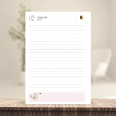 (BPD Jardim 2027 s/ horas) Miolo de Agenda Datada 2027 1DPP A5 406 páginas 75g - comprar online