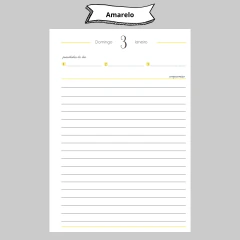 (Coleção Harmonia 2027 s/obs s/ horas) Miolo de Agenda Datada 2027 1DPP A5 418 páginas 75g - comprar online
