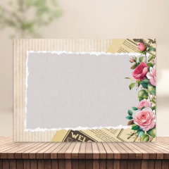 Imagem do (Álbum Vintage sem texto - 180g) Miolo Impresso Álbum Vintage 18x26cm 180g 86 páginas