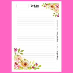 (Gratidão Floral) Miolo Impresso A5 90g 200 páginas - comprar online