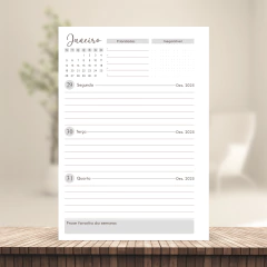 (Escolha - Planner Elegance 2026 Horizontal) Miolo de Planner Datado 2026 A5 90g 218 páginas - comprar online
