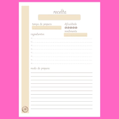 (Receitas Nude) Miolo Impresso A5 90g 200 páginas - comprar online