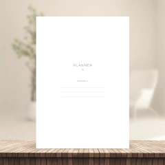 (Escolha - Planner BPD Horizontal Não Datado) Miolo de Planner Não Datado A5 90g 260 páginas - CASA DO MIOLO