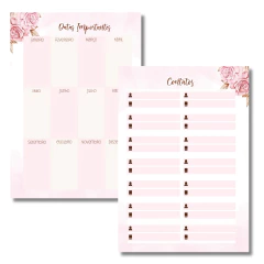 (Mulher Virtuosa Perm. 1dpp) Miolo de Agenda A5 Permanente 1dpp 380 páginas - CASA DO MIOLO