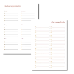 (Coral c/ horas - Vagalume Perm. - 2025 e 2026) Miolo de Agenda A5 Permanente 2dpp 216 páginas - CASA DO MIOLO