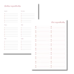 (Rose c/ horas - Vagalume Perm. - 2025 e 2026) Miolo de Agenda A5 Permanente 1dpp 398 páginas - CASA DO MIOLO