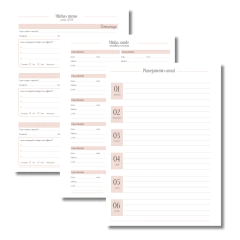 (Nude - Harmonia 2026 c/obs s/horas) Miolo de Agenda Datada 2026 1DPP A5 418 páginas - CASA DO MIOLO