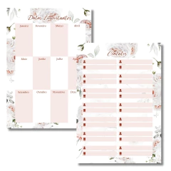 (Believe Perm. 1dpp - c/ versículos) Miolo de Agenda A5 Permanente 1dpp 380 páginas - CASA DO MIOLO