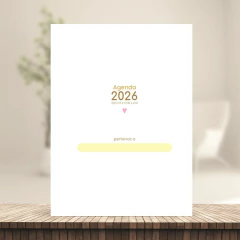 (Fofa 2026 Master 2dpp com horas) Miolo de Agenda Datada 2026 2DPP 17x23cm 238 páginas 75g - CASA DO MIOLO