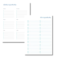 (Azul s/ horas - Vagalume Perm. - 2025 e 2026) Miolo de Agenda A5 Permanente 1dpp 398 páginas - CASA DO MIOLO