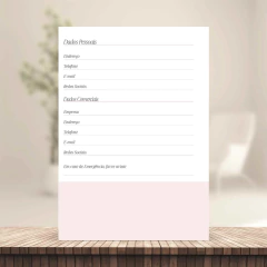 (Rosê - PA c/ planejamento s/ horas) Miolo de Agenda Datada 2026 1DPP A5 408 páginas 75g - loja online