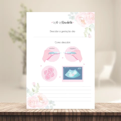 (Diário da Gestante - A5 180g) Miolo Impresso A5 com 106 páginas 180g - loja online