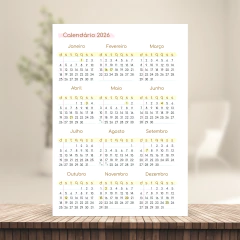 Imagem do (Fofa com horas) Miolo de Agenda Datada 2026 2DPP A5 238 páginas 75g