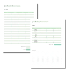 (Verde s/ horas - Vagalume Perm. - 2025 e 2026) Miolo de Agenda A5 Permanente 2dpp 216 páginas - loja online