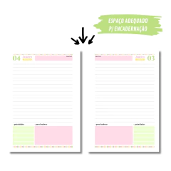 Imagem do (Letterinha Spring) Miolo de Agenda Datada 2026 1DPP A5 404 páginas