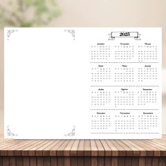 Imagem do (Dobre de 4/4fls - s/ horas - 75g - Agenda Perm. 2dpp) Miolo impresso de Agenda Perm. costura com 112 páginas A4 75g