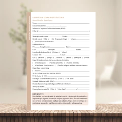 Imagem do (BEGE - Menino - Clean - com borda) Miolo de Caderneta de Vacina 112 páginas A5 90g Sétima edição REVISADA 2025