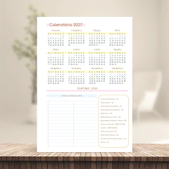 (Fofa com horas) Miolo de Agenda Datada 2026 2DPP A5 238 páginas 75g