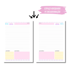 Imagem do (Letterinha Candy) Miolo de Agenda Datada 2026 1DPP A5 404 páginas