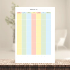 Imagem do (PA Escolar Teen 1dpp Não Datada - Azul ) Miolo de Agenda Teen 1DPP A5 230 páginas 90g