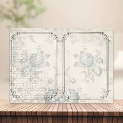 Imagem do (Álbum Vintage sem texto - 180g) Miolo Impresso Álbum Vintage 18x26cm 180g 86 páginas