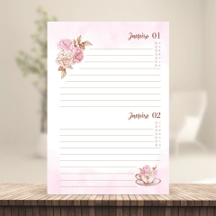 (Mulher Virtuosa Perm. 2dpp) Miolo de Agenda A5 Perm. 2dpp 198 páginas 90g