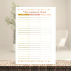 (Letterinha Sunshine) Miolo de Agenda Datada 2026 2DPP A5 222 páginas 90g