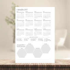 (Cinza - PA c/ planejamento s/ horas) Miolo de Agenda Datada 2026 1DPP A5 408 páginas 75g