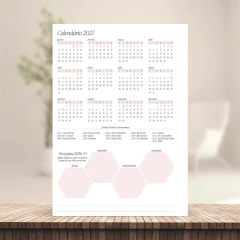 (Rosê - PA c/ planejamento s/ horas) Miolo de Agenda Datada 2026 1DPP A5 408 páginas 75g