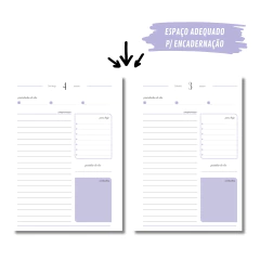 (Lilás - Harmonia 2026 c/obs s/horas) Miolo de Agenda Datada 2026 1DPP A5 418 páginas - comprar online