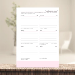 (Rosa - PA c/ planejamento s/ horas) Miolo de Agenda Datada 2026 1DPP A5 408 páginas 75g - comprar online