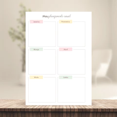 (Escolha - Planner Master Elegance 2026 Vertical c/ Pauta) Miolo de Planner Datado 2026 17x23cm 90g 218 páginas - comprar online