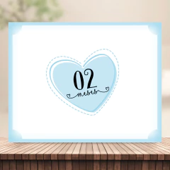 (Neutro Azul - 18,5x23,58cm - 180g) Miolo Impresso Livro de Mesversário com 100 páginas 180g 18,5x23,5cm - comprar online