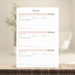 (Nude - Harmonia 2026 c/obs c/horas) Miolo de Agenda Datada 2026 1DPP A5 418 páginas 75g - comprar online