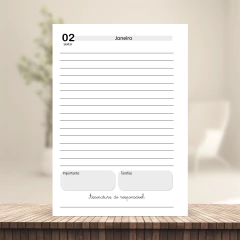 (Cinza LC - Escolar 1dpp 2026) Miolo de Agenda Escolar A5 2026 1dpp 374 páginas 75g na internet