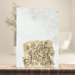 (Diário Vintage 01 - 120g) Miolo Impresso Diário Vintage 120g 196 páginas - comprar online