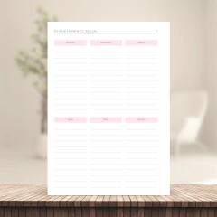 (Escolha - Planner BPD Vertical Não Datado) Miolo de Planner Não Datado A5 90g 260 páginas - comprar online
