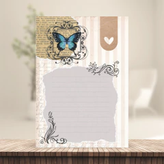 (Diário Vintage 01 - 120g) Miolo Impresso Diário Vintage 120g 196 páginas na internet