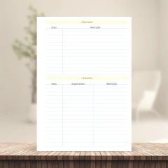 (Fofa com horas) Miolo de Agenda Datada 2026 2DPP A5 238 páginas 75g - CASA DO MIOLO